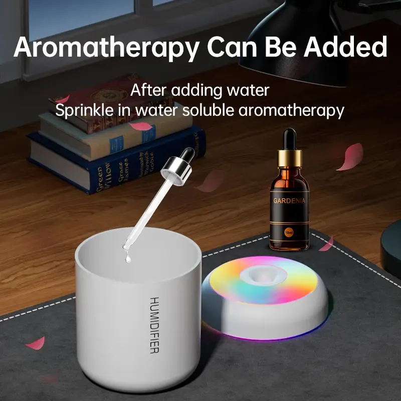 Mini Car Humidifier Nano Mist with Colorful LED Light - Portable USB Aromatherapy Diffuser for Nigeria