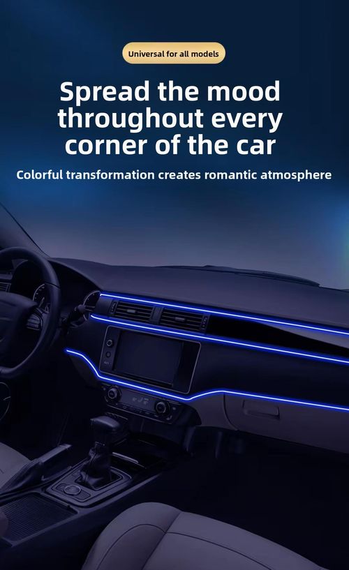 4M Car Interior LED Ambient Light Strip, 12V Cigarette Lighter Plug And Play Car Neon Atmosphere Lamp