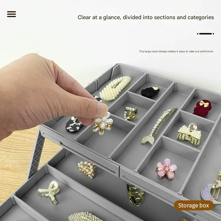 Removable Multi-Use Drawer Tray - Organizer for Jewelry, Cosmetics, Utensils & More