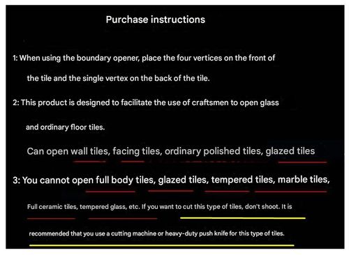 Manual Tile Cutter with Diamond Scoring Wheel - High-Precision Handheld Tool for Cutting Porcelain  Ceramic  and Thick Glass