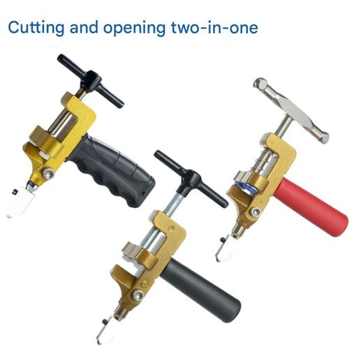 Manual Tile Cutter with Diamond Scoring Wheel - High-Precision Handheld Tool for Cutting Porcelain  Ceramic  and Thick Glass