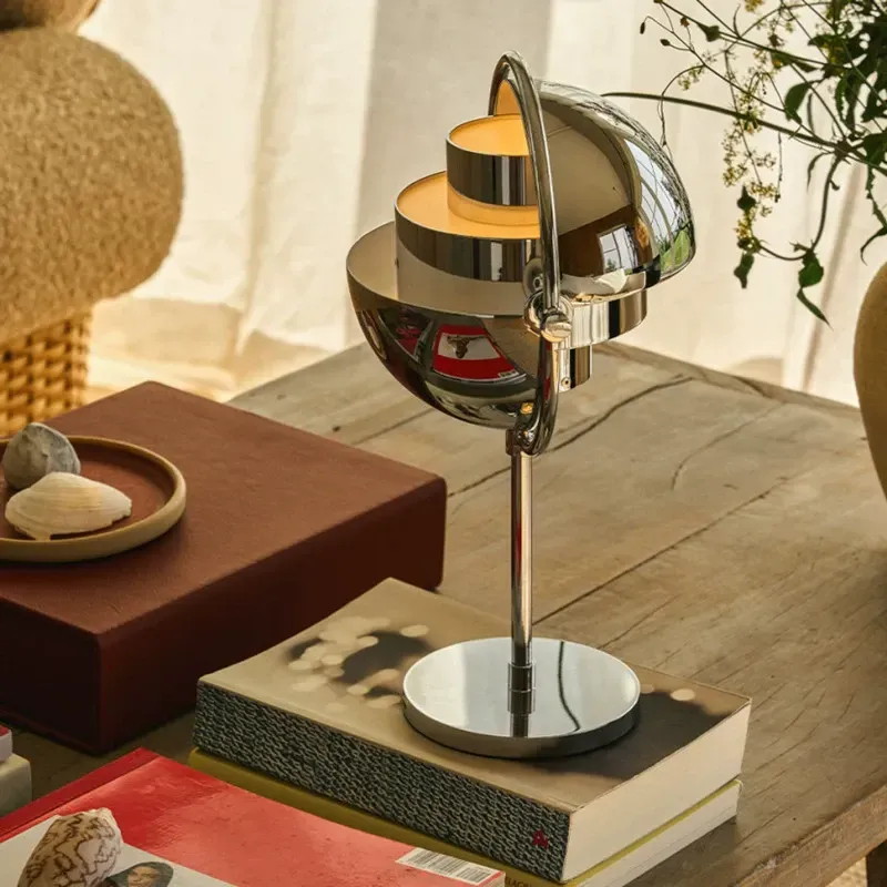 Vintage Bauhaus Table Lamp - Nordic Minimalist Luxury Retro Decorative Light for Villa Living Room