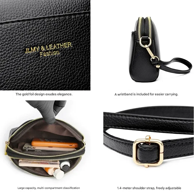 Elegant Mini Square Bag - 2025 Spring Summer Commuter Crossbody, Spacious Shoulder Phone Purse
