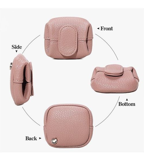 Portable Lychee Pattern Mini Coin Purse - Bestselling Women's Fashionable & Minimalist Wallet