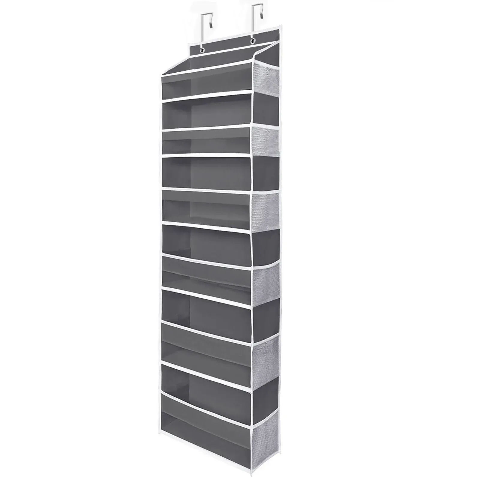 6-Tier Over-the-Door Hanging Storage Organizer with Large Non-Woven Fabric Pockets