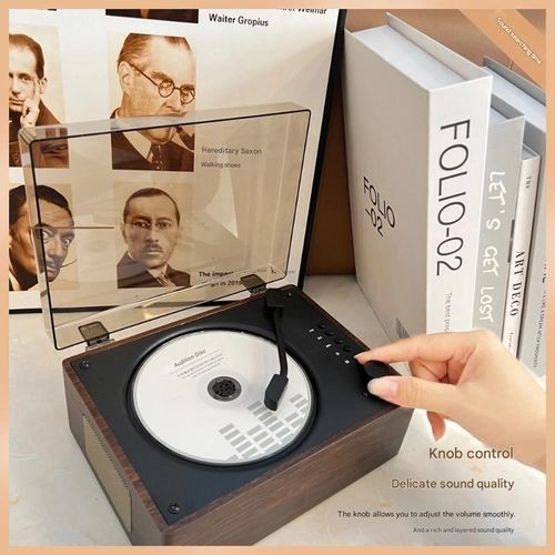 Portable CD Player with Bluetooth Speaker | All-in-One CD Album Player | Ideal Birthday Gift