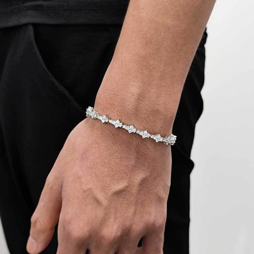 Hip Hop Spring Clasp Airplane Tennis Chain, Zirconia Men's Bracelet, Women's Luxury Accessories