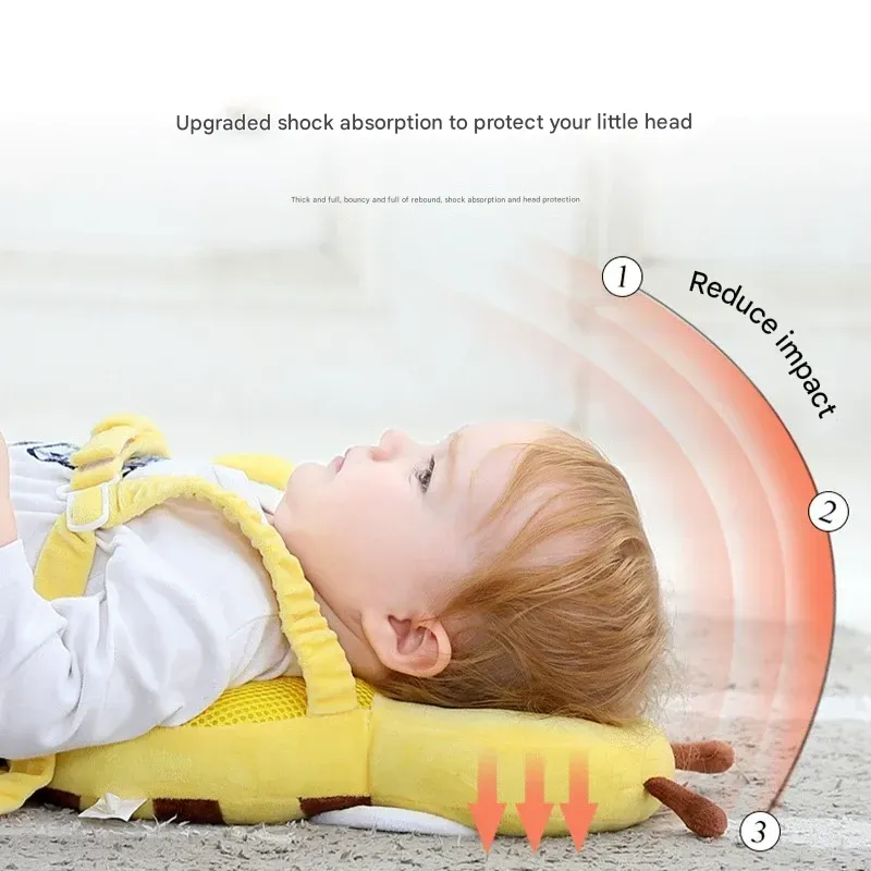 Breathable Anti-Fall Head Protector Pillow for Babies Learning to Walk