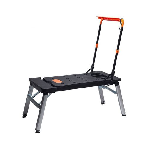 7-in-1 Multi-Functional Work Bench & Mobile Platform, with Dolly, Scaffolding and Ladder Features