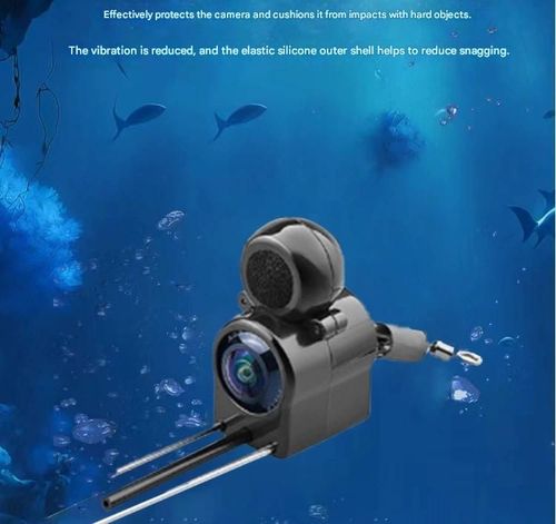Underwater Fish Finder Display, Fishing Camera Screen with Night Vision, Waterproof HD Camera