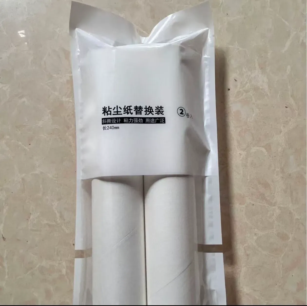 Heavy-Duty Lint Roller with Long Handle | Large Sticky Roller for Pet Hair, Dust on Bed, Floor, Furniture