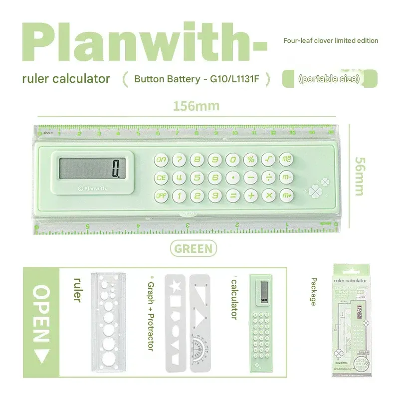Best-Selling Ruler with Built-in Calculator | Portable Multi-Function Tool
