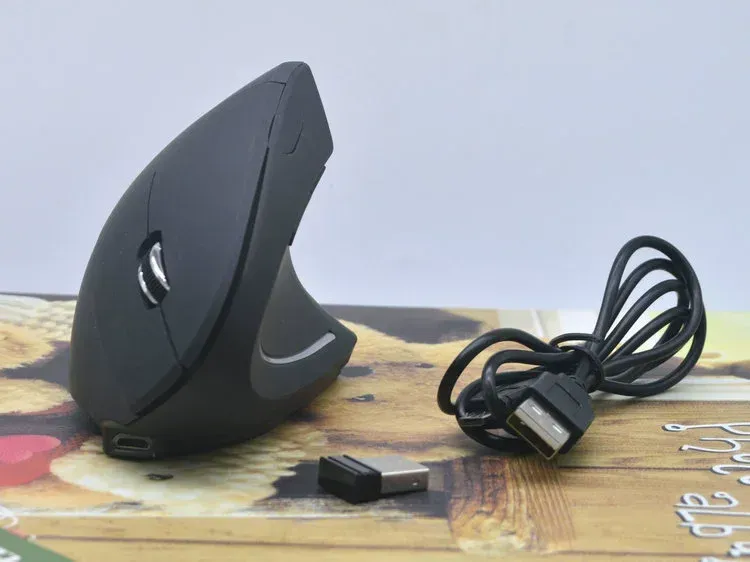 Rechargeable Wireless Bluetooth Mouse | Gaming Vertical Optical Mouse