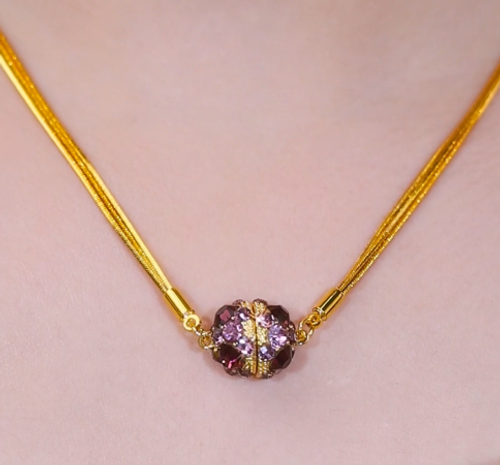 Premium Magnetic Multi-Layer Zirconia Necklace | New Viral Designer Choker