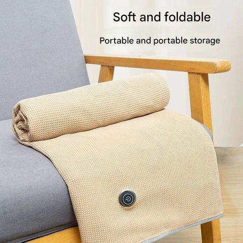 Portable Electric Heated Shawl  Mobile Charging Heating Blanket for Warmth  Washable Wearable Compact Home & Outdoor Blanket