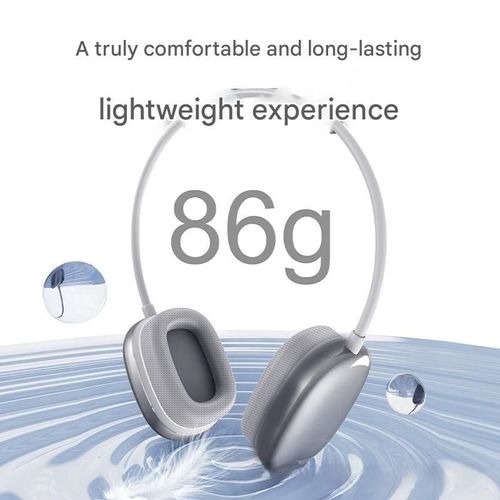 New Wireless Bluetooth Headphones Over-Ear  Compact Earphones, Minimalist and Stylish Photo Prop