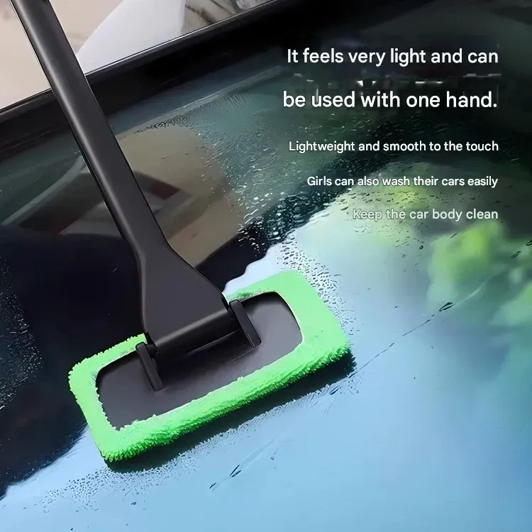 Car Defogging Brush, Windshield Cleaning Brush, Car Window Dusting Duster and Cleaning Tool