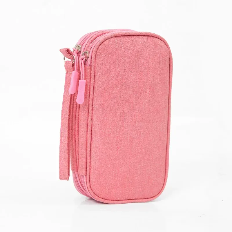 Cable Storage Bag  Travel Tech Organizer  Multi-Function Charger, Phone, Hard Drive, USB Drive Storage Pouch