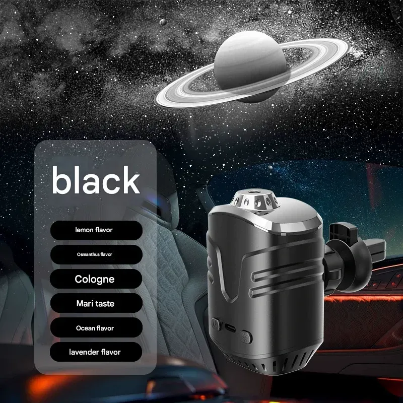 Car 3D Starry Sky Ceiling Diffuser with Automatic Perfume Start and Stop, Starlight Projection, and Premium Air Purification for Vehicles