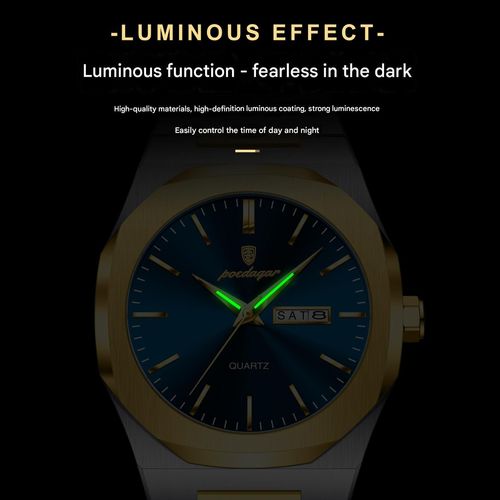 Luxury New Men's Watch - Waterproof Luminous Quartz Wristwatch