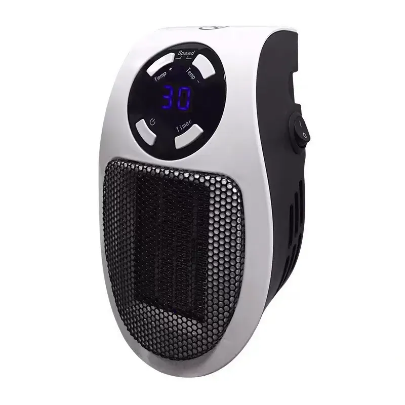Portable Warm Air Heater  Smart Remote Control Mini Hot Air Blower  Timer-enabled Color-Changing (7-color) Lighting Heater