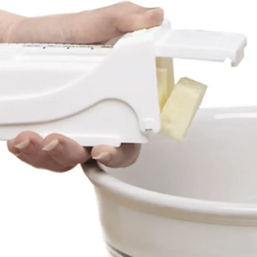 Adjustable Butter Slicer with Butter Dish and Butter Knife