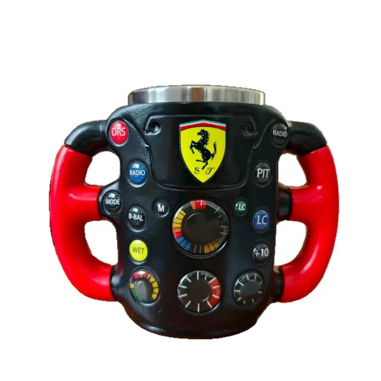 New F1 Steering Team Wheel 3D Resin Stainless Steel Mug