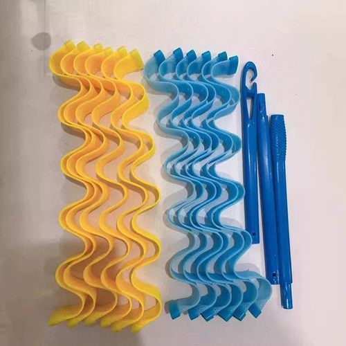 65cm Water Ripple Hair Curler  Braided Mesh Tube Hair Curler
