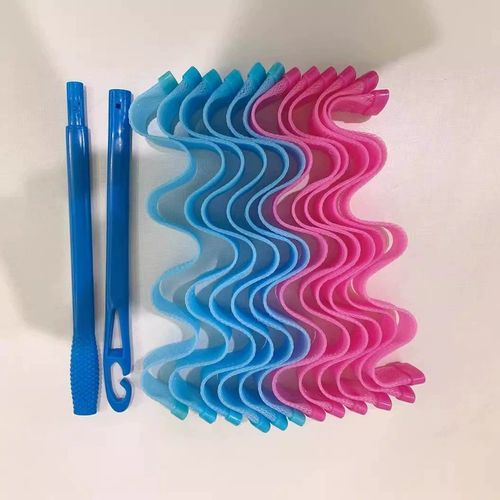 65cm Water Ripple Hair Curler  Braided Mesh Tube Hair Curler