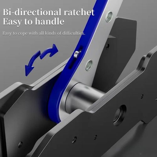 Brake Caliper Piston Press Tool for Single, Dual & Quad Piston Disc Brakes – 360° Rotating Ratchet Wrench, Effort-Saving Automotive Brake Repair Tool for Car Maintenance