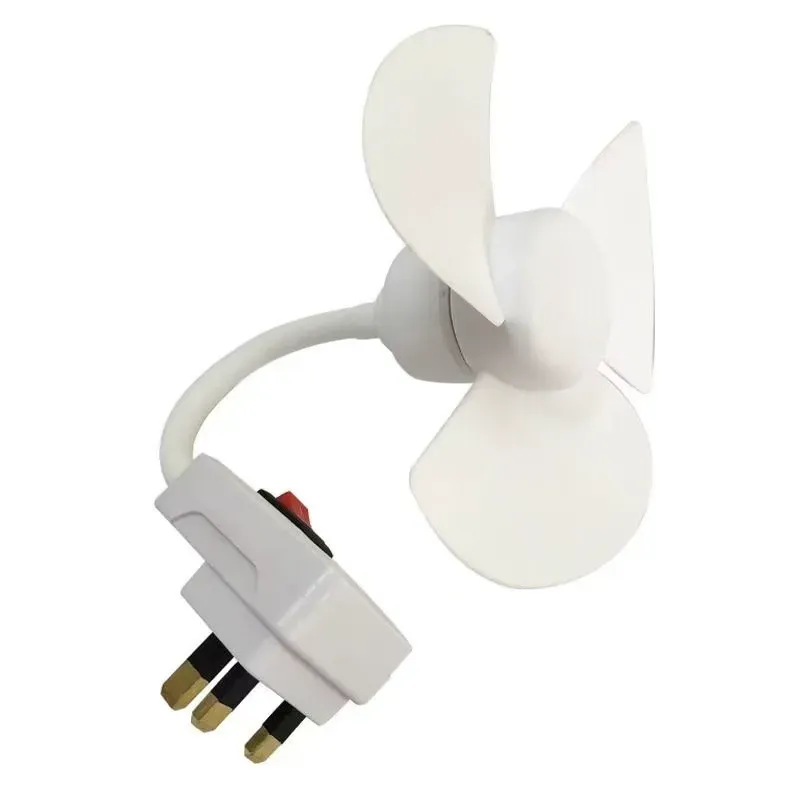 Bestseller Mini Fan – Dormitory Wall Plug-in Small Fan with Switch and Universal Rotating Socket