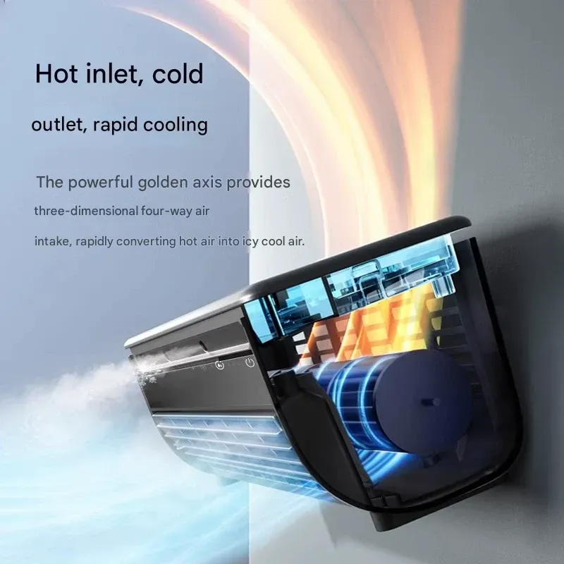 Edon Kitchen Air Cooler — Ice Mist Fan with Superconductive Cooling Technology — Portable Air Conditioner Fan for Home