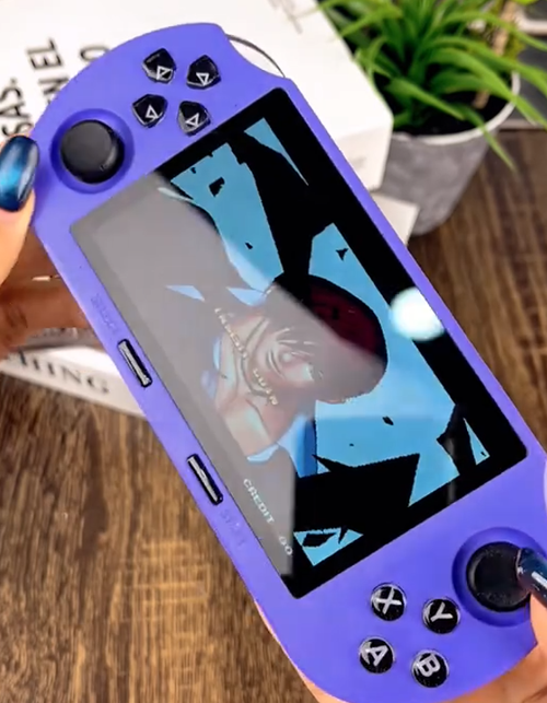 Retro Game Console with 64GB Storage & 3000+ Games - 4.5-inch HD Large Screen Handheld, GBA with Dual Joysticks