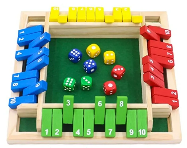 Digital Flip-Tile Family Logic Board Game  Wooden Drinking Game & Brain Teaser  Build Powerful Thinking Skills