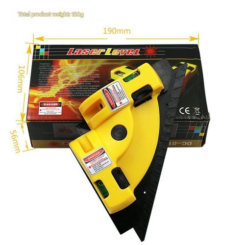 90° Laser Level Tile Alignment Tool – High-Precision Infrared Level for Outdoor Use, Visible in Strong Light
