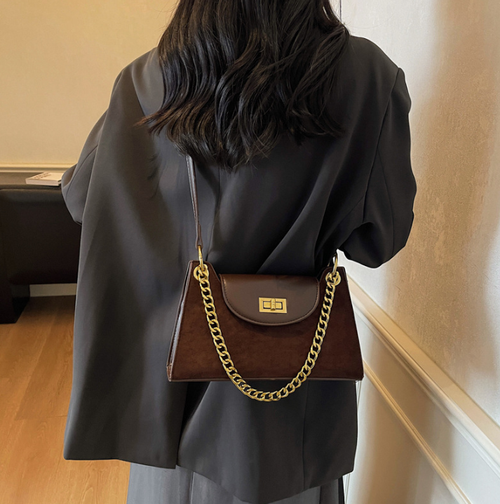 Chic Leopard Print Underarm Bag — 2025 Fall Retro-Inspired Versatile Shoulder Bag, Elegant Crossbody for Commuting