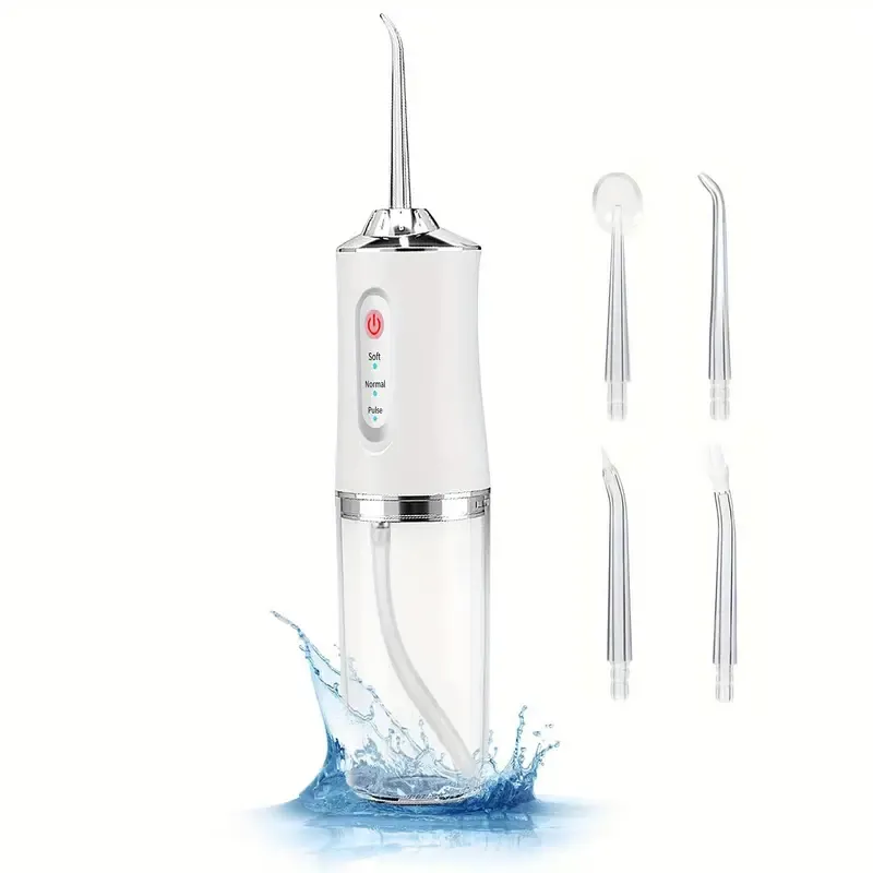 🔥Title: 4-in-1 Cordless Water Flosser – The Oral Cleaning Must-Have Loved by Ghanaians, Perfect for Gifting!