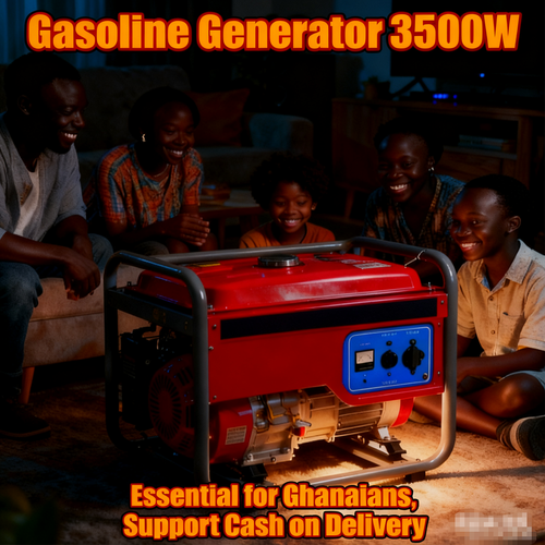 2500W & 3000W Gasoline Portable Generator – Reliable Power Backup for Accra Homes & Businesses 🔌