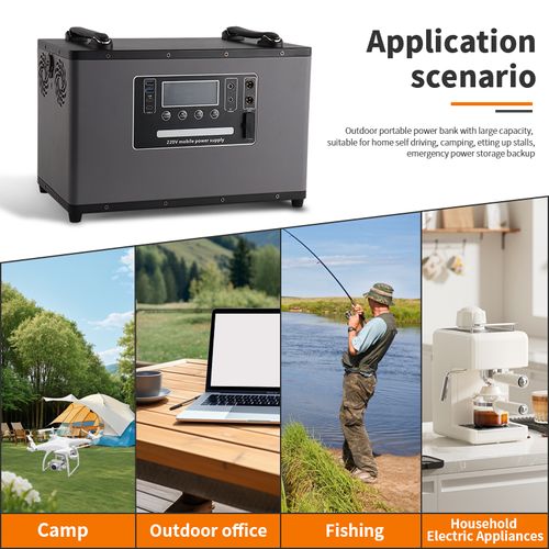 ☀️🔋1500W Solar Generator – Power Like a Ghanaian Boss, Anywhere! ☀️🔋