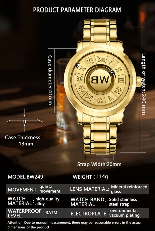 ⌚💎BESTWIN Black Watch – Wear Success, One Tick Closer to Ghanas Richest!