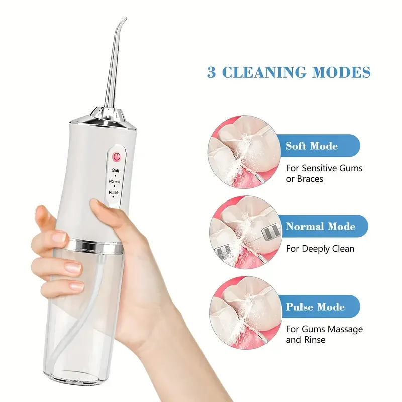 🔥Title: 4-in-1 Cordless Water Flosser – The Oral Cleaning Must-Have Loved by Ghanaians, Perfect for Gifting!