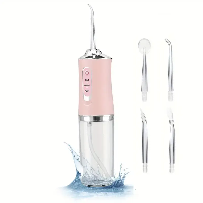 🔥Title: 4-in-1 Cordless Water Flosser – The Oral Cleaning Must-Have Loved by Ghanaians, Perfect for Gifting!