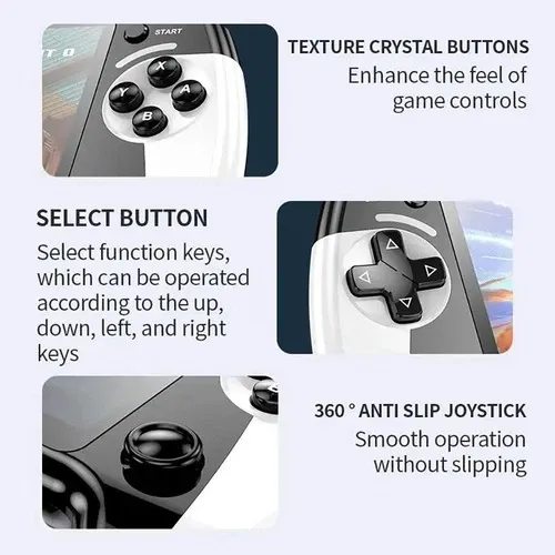 The X9 handheld game console is a favorite among users, featuring over 20,000 built-in games and a 5.5-inch IPS screen.