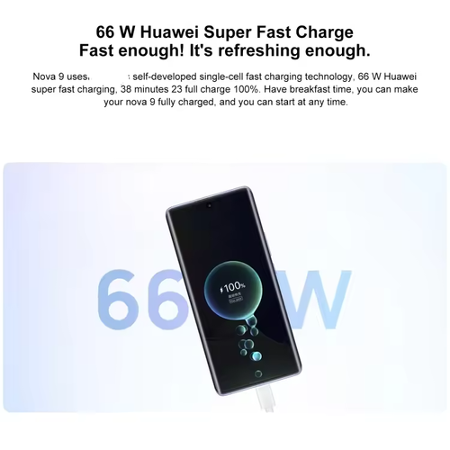 Ghana Special Offer: 99% New Huawei Nova 9 Phone, 6.57-inch OLED screen, 8GB RAM, 256GB storage, 50MP camera, global version.