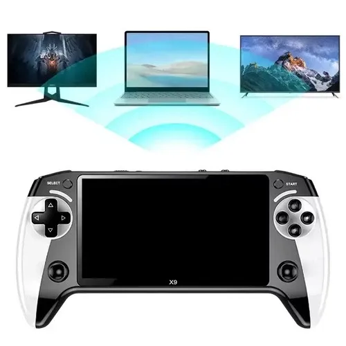 The X9 handheld game console is a favorite among users, featuring over 20,000 built-in games and a 5.5-inch IPS screen.