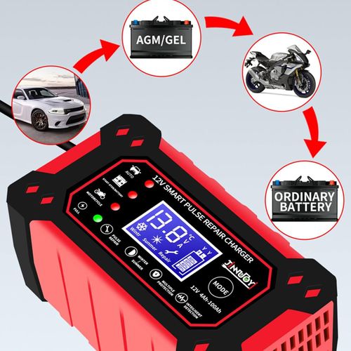 🔥Free delivery throughout the store🔥🛵🔋Smart battery charger for car and motorcycle