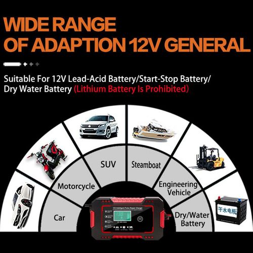 🔥Free delivery throughout the store🔥🛵🔋Smart battery charger for car and motorcycle