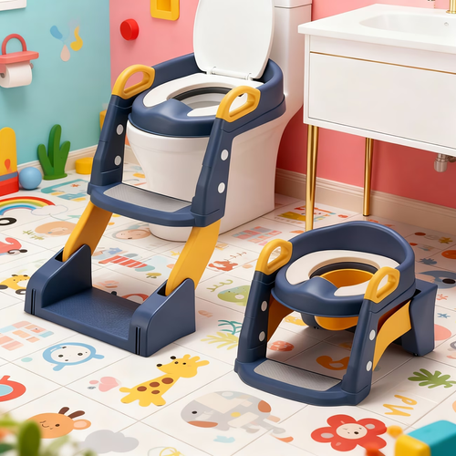 Kids Toilet Training Seat with Step Stool Ladder🤰