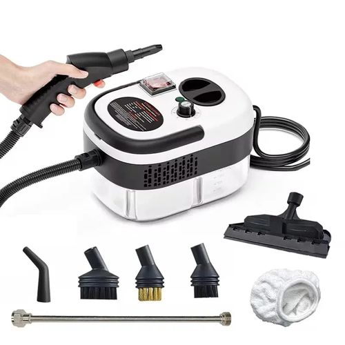 Aspirador a vapor portátil e de mão Máquina de limpeza a vapor pressurizada em alta temperatura com cabeças de escova para cozinha e carro