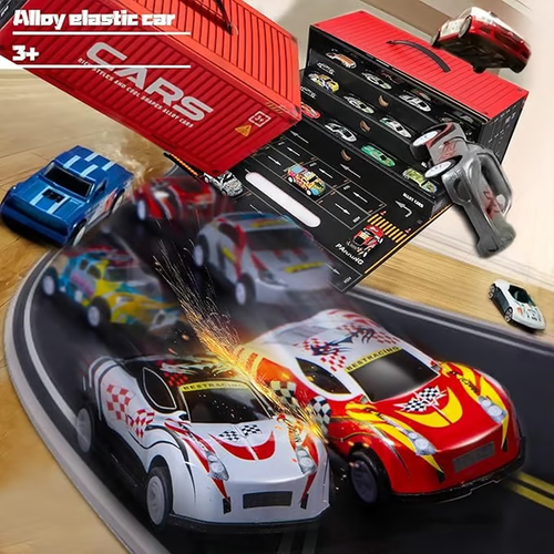 🔥48 peças de carros de liga leve e brinquedos de corrida para crianças - 🎁PRESENTE PERFEITO PARA CRIANÇAS🎁